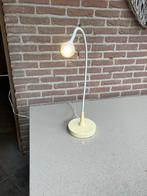 Vintage Gele Tafellamp Flexibele Arm, Huis en Inrichting, Lampen | Tafellampen, Ophalen of Verzenden, Gebruikt, Metaal, Minder dan 50 cm
