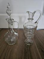 Vintage glazen karaffen set, Ophalen