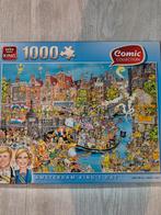 King Puzzel - Amsterdam Koningsdag - 1000 stukjes, Ophalen of Verzenden, 500 t/m 1500 stukjes, Zo goed als nieuw, Legpuzzel