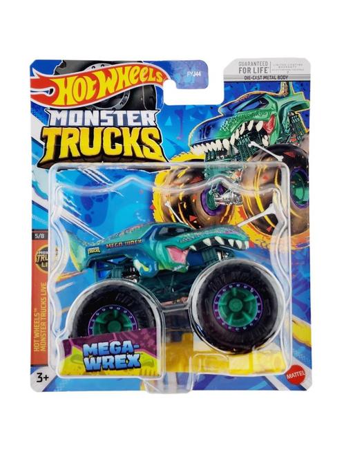 Hotwheels: Monster Trucks 1:64 Mega Wrex Live, Kinderen en Baby's, Speelgoed | Speelgoedvoertuigen, Nieuw, Ophalen of Verzenden