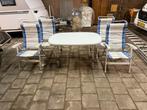 Campingtafel met 4 Dukdalf stoelen, Ophalen, Gebruikt, Campingtafel