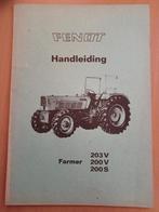 Handleiding Farmer 203V, 200V en 200S, Boeken, Ophalen of Verzenden, Gelezen, Tractor en Landbouw