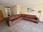 Ruime hoekbank 2,5 en 3 zits met schuine hoek, Huis en Inrichting, Ophalen, Gebruikt, Stof