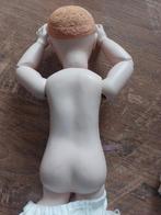 Oude poppenwagen met wagen, Verzamelen, Poppen, Ophalen of Verzenden, Gebruikt, Pop