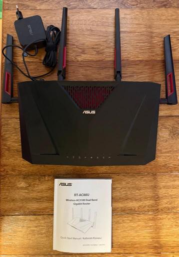 ASUS RT-AC88U Router – Krachtige Wifi Thuis, Gaming of  beschikbaar voor biedingen