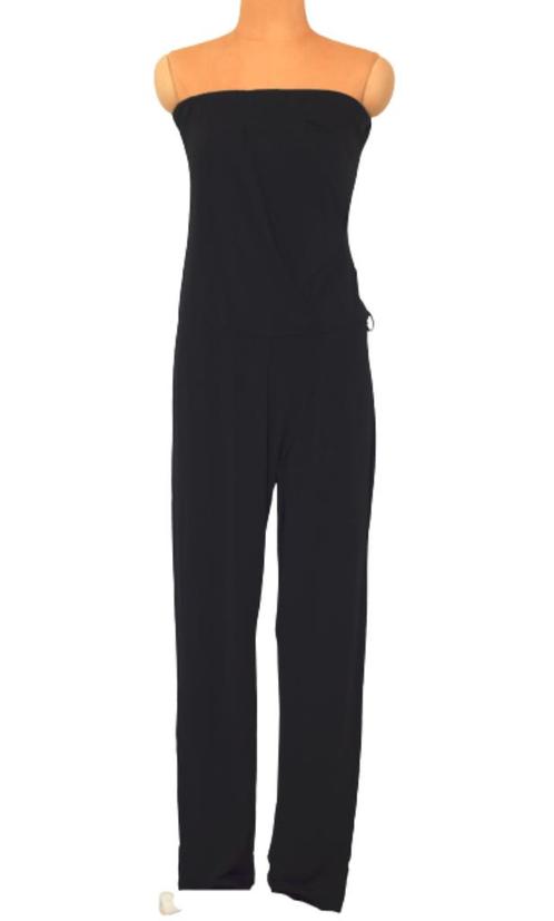 Julia June strapless jumpsuit, zwart, Mt. M, Kleding | Dames, Jumpsuits, Zo goed als nieuw, Maat 38/40 (M), Zwart, Verzenden