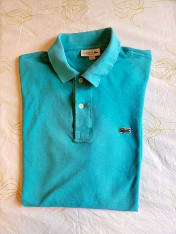 Super mooie, originele, zeeblauwe Lacoste polo, XXL, Fr.7 beschikbaar voor biedingen