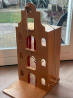 Houten pakhuis van Dijk Toys, Ophalen, Zo goed als nieuw, Poppenhuis