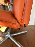 Vintage Deense Fauteuil Kebe, Ophalen, Gebruikt, Oranje, Bureaustoel