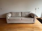 Beige 2,5 zits Linteloo bank, Huis en Inrichting, Ophalen, Gebruikt, Strak, rustig, op een pootje, Driepersoons