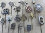 17 oude speldjes militaria. met gebroken geweer enz, Verzamelen, Speldjes, Pins en Buttons, Verzenden, Gebruikt, Overige onderwerpen