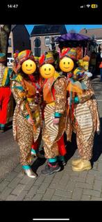 Mooie kleurrijke loopgroep 9 personen, Ophalen, Carnaval, Maat 42/44 (L), Kleding