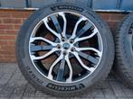 21 inch Originele Range Rover L405 Zomerset Michelin TPMS, Land Rover, Gebruikt, 285 mm, Banden en Velgen