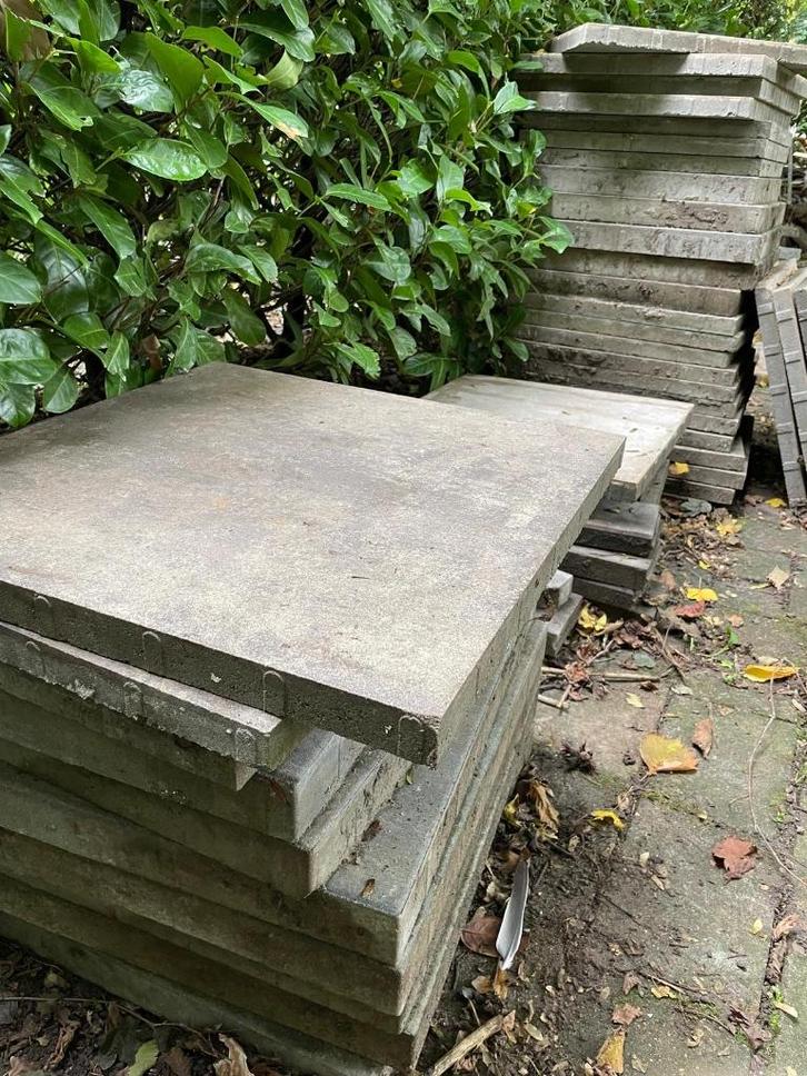 GRATIS op te halen Soft Comfort betontegels van Excluton, Tuin en Terras, Tegels en Klinkers, Gebruikt, Terrastegels, Beton, 10 m² of meer