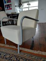 Witte fauteuil, Huis en Inrichting, Fauteuils, Ophalen, Gebruikt, Stof