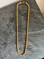 Rope Draad Koningsketting 18 karaat doublé NIEUW, Sieraden, Tassen en Uiterlijk, Kettingen, Ophalen of Verzenden, Nieuw, Goud