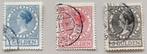 Nederland 1927 NVPH 163-65 gest, Ophalen of Verzenden, T/m 1940, Gestempeld