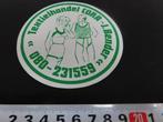 sticker nijmegen textielhandel CORA j. bender, Verzamelen, Ophalen, Zo goed als nieuw