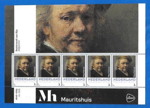 Pers Postzegelvel Mauritshuis - Zelfportret - 2014, Postzegels en Munten, Postzegels | Nederland, Postfris, Na 1940, Verzenden