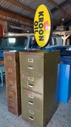 Vintage leger groene ladekast, Ophalen, Gebruikt, 25 tot 50 cm, Minder dan 100 cm