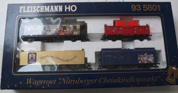 Fleischmann 935801. Set kerstwagonnen. beschikbaar voor biedingen