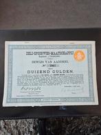 Aandel 1000 guldens Nederland, Ophalen of Verzenden, Voor 1920, Aandeel