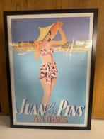 Set van 3 Art Deco Franse reisporters Côte d’Azur in lijst, Ophalen, Rechthoekig Staand, Met lijst, Zo goed als nieuw