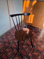 spijlen stoel 70 jaren, Huis en Inrichting, Stoelen, Ophalen of Verzenden, Gebruikt, Eén