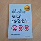 The ten principles behind create customer experience - cpx, Ophalen of Verzenden, Zo goed als nieuw, Management, Matt wa