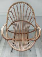 Rotan stoel, Huis en Inrichting, Ophalen, Gebruikt, Bruin, Riet of Rotan