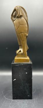 Bronzen Art-Deco stijl uil., Ophalen of Verzenden
