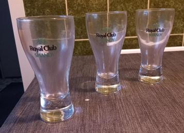 3 Royal Club Shandy  glas nieuw en ongebruikt schadeloos beschikbaar voor biedingen