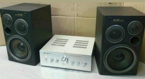 Skytronic versterker 103.311 + aiwa 3weg speakers, Audio, Tv en Foto, Stereo-sets, Gebruikt, Overige merken, Ophalen of Verzenden