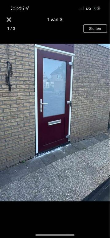 Kunststof Buitendeur met HR++ Glas beschikbaar voor biedingen