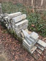 Natuursteen blokken, terrastegels en opsluitbanden, Ophalen, Gebruikt, Terrastegels, Natuursteen