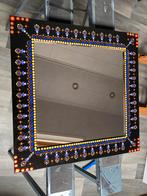 Handgemaakte Spiegel met Uniek Design, Minder dan 50 cm, Vierkant, Ophalen of Verzenden, Zo goed als nieuw