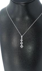 Briljant zirkonia 18k gouden ketting dames met hanger nieuw, Sieraden, Tassen en Uiterlijk, Kettingen, Voordeelsieraden, Ophalen of Verzenden
