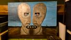 Schilderij Division bell pinkfloyd  verf op canvas, Ophalen of Verzenden