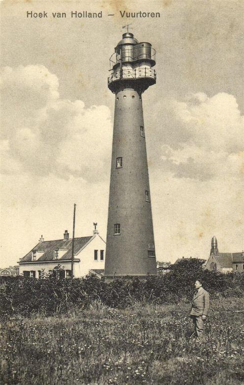 Hoek van Holland - Vuurtoren - 1934? gelopen, Verzamelen, Ansichtkaarten | Nederland, Gelopen, Zuid-Holland, 1920 tot 1940, Ophalen of Verzenden