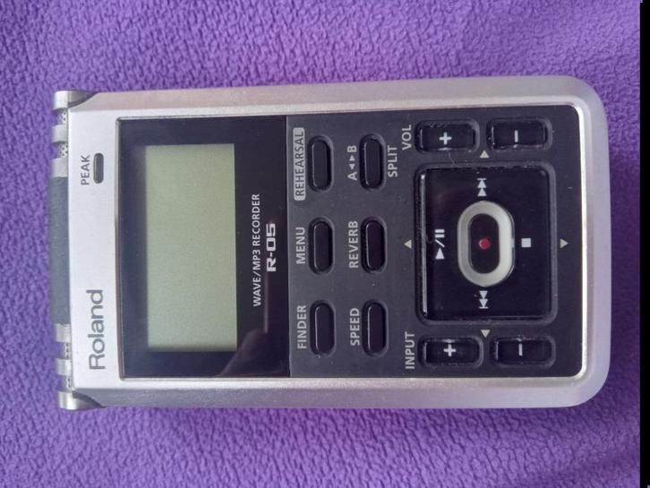 Roland R-05 recorder, Muziek en Instrumenten, Microfoons, Zo goed als nieuw, Overige typen, Ophalen of Verzenden