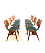 8x vintage plywood stapelstoel in stijl Egon Eiermann ‘60, Huis en Inrichting, Stoelen, Hout, Ophalen of Verzenden, Zo goed als nieuw