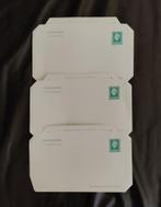  3 x Aerogramme Luchtpost blad 75 ct Juliana 1972, Ophalen of Verzenden, Envelop