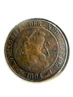 2.5 cent 1894 Zfr | Moeilijkste jaar, Ophalen of Verzenden, Koningin Wilhelmina, 1 cent