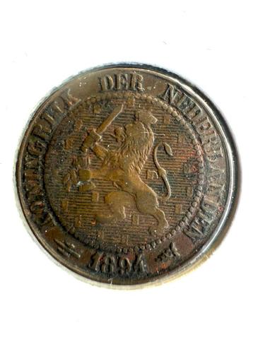 2.5 cent 1894 Zfr | Moeilijkste jaar beschikbaar voor biedingen
