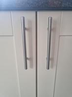 17 stuks - RVS Keukendeur Greepjes, Ophalen, Minder dan 50 cm, Gebruikt, Wit