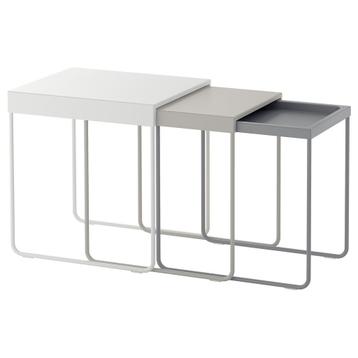 Ikea Granboda set 3 bijzettafels