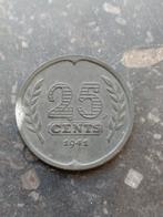 25 cents 1941, Postzegels en Munten, Munten | Nederland, Koningin Wilhelmina, Ophalen of Verzenden, 25 cent