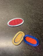 Ww2 us airborne ovals en meer zie fotos, Ophalen of Verzenden, Luchtmacht, Amerika, Embleem of Badge