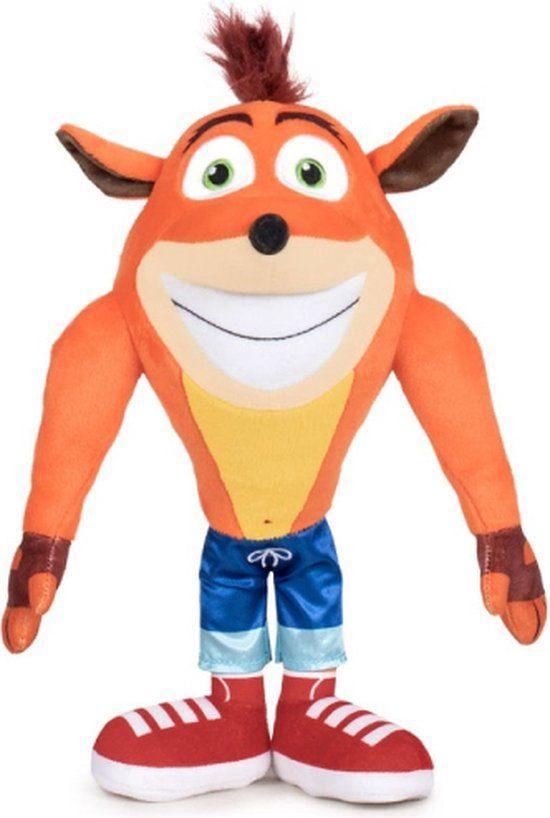 Crash Bandicoot Pluche 30 cm: Crash Bandicoot, Kinderen en Baby's, Speelgoed | Knuffels en Pluche, Nieuw, Overige typen, Ophalen of Verzenden