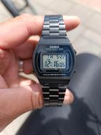 Vintage Casio horloge zwart lopend en als nieuw, Staal, Polshorloge, Ophalen of Verzenden, Zo goed als nieuw